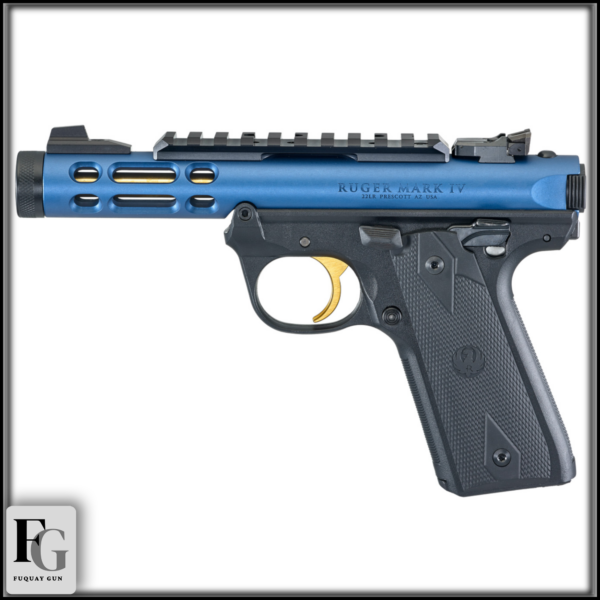 Ruger Mark IV 22/45 Lite Blue 22 LR 4.4" 10rd 43932 - Image 3