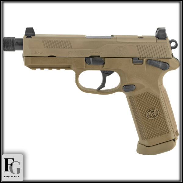FN FNX-45 Tactical FDE 45 ACP 5.3" 10rd 66982 - Image 2