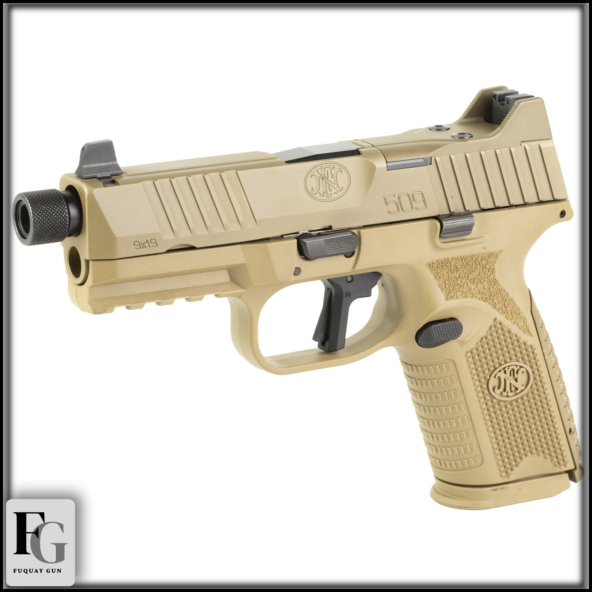 FN 509 Midsize Tactical FDE 9mm 4.5" 10rd 66-101710 - Image 3