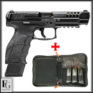 H&K VP9L OR 9mm 5" 20rd 81000592 TAC PACK w/3-17rd Mags