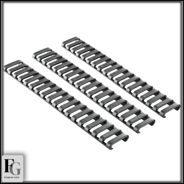 Ergo Grips Picatinny Rail Covers BLK 4373-3PK-BK