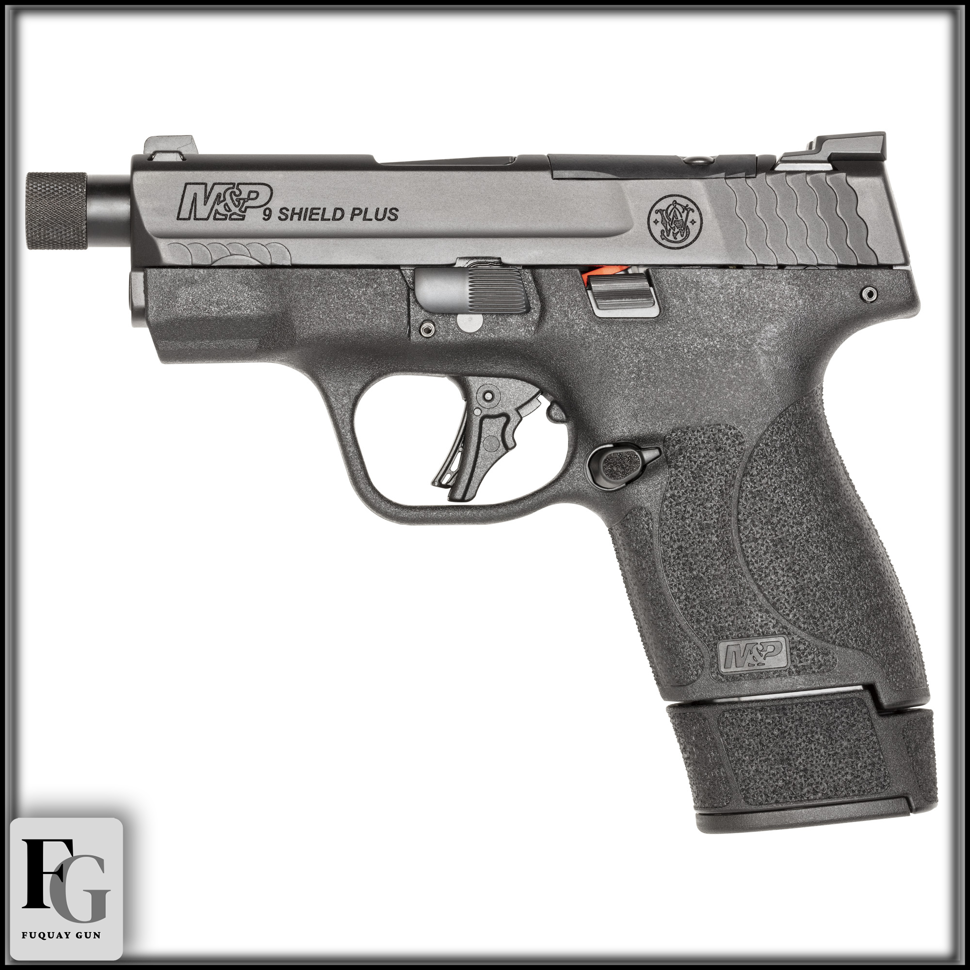 Smith & Wesson M&P9 Shield Plus Threaded Barrel 9mm 3.7" 10-15rd 14095