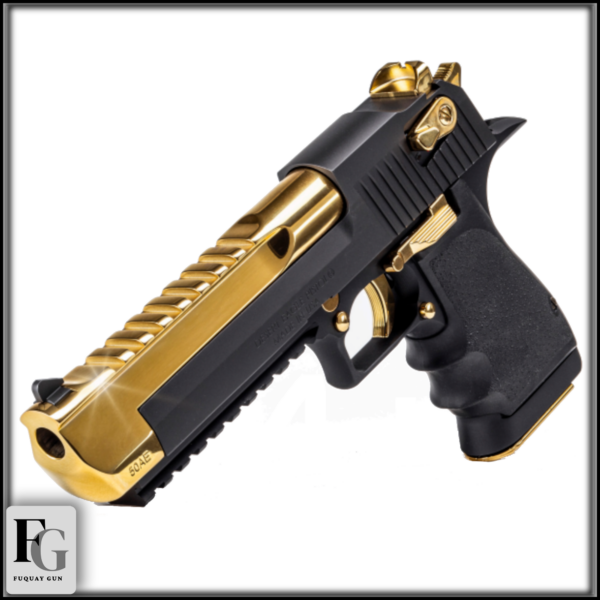 Magnum Research Mark XIX Desert Eagle Black and Gold Deagle 50AE 6" 7rd DE50BATG