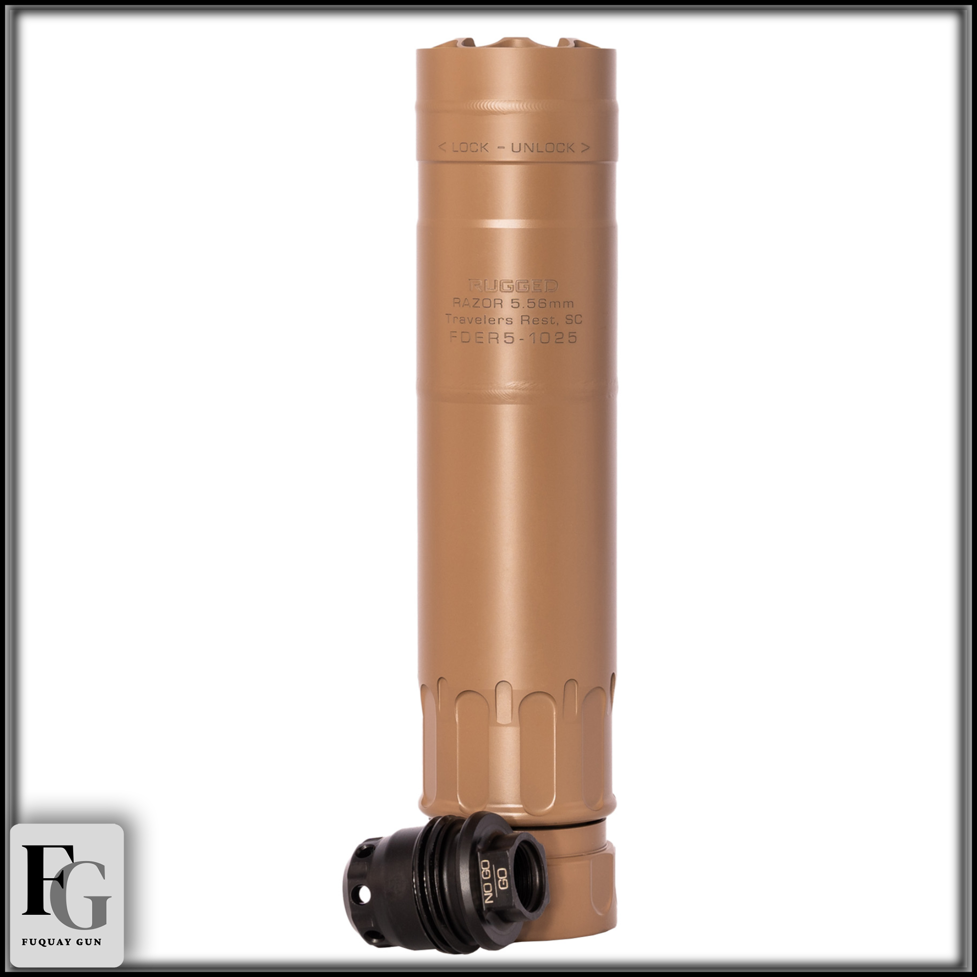 Rugged Razor 556 Suppressor FDE 5.56mm RZRFDE556