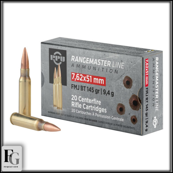 Prvi Partizan RangeMaster BTFMJ 7.62x51mm 145gr PPRM762
