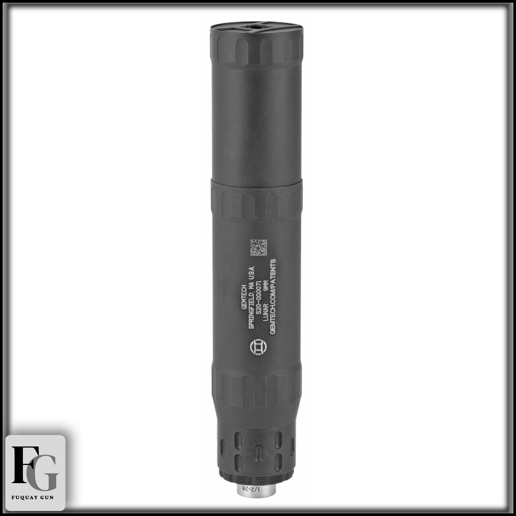 Gemtech Lunar 9 Suppressor Black 9mm 12711