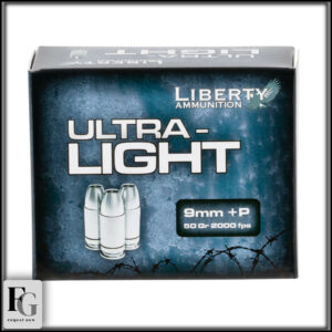 Liberty Ultra-Light 9mm +P 50gr Ammo 20ct LA-UL-9-052