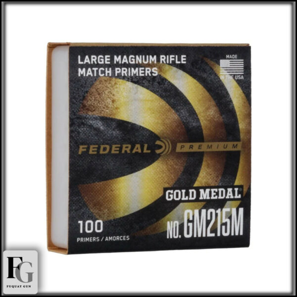 Federal Gold Medal Large Magnum Rifle Match 100ct GM215M