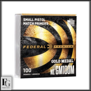 Federal Gold Medal Centerfire Primer Small Pistol Match 100ct GM100M