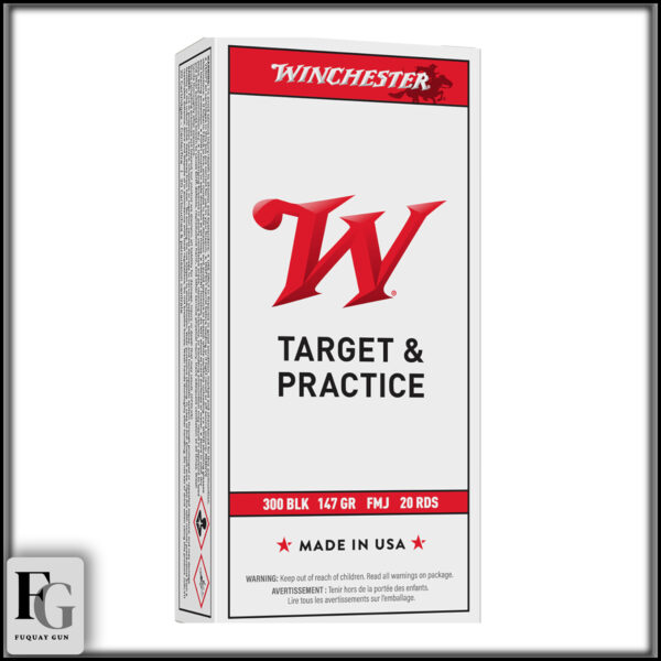 Winchester 300 Blackout 147gr 20rd USA300B147