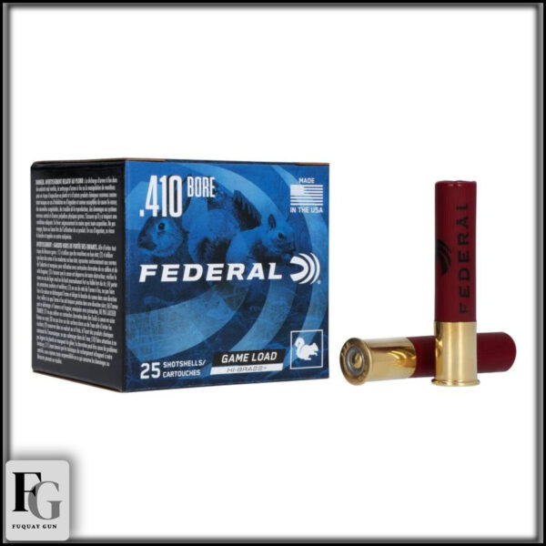Federal Game Load Upland Hi-Brass 410ga 6# 2 1/2" 25rd H412 6