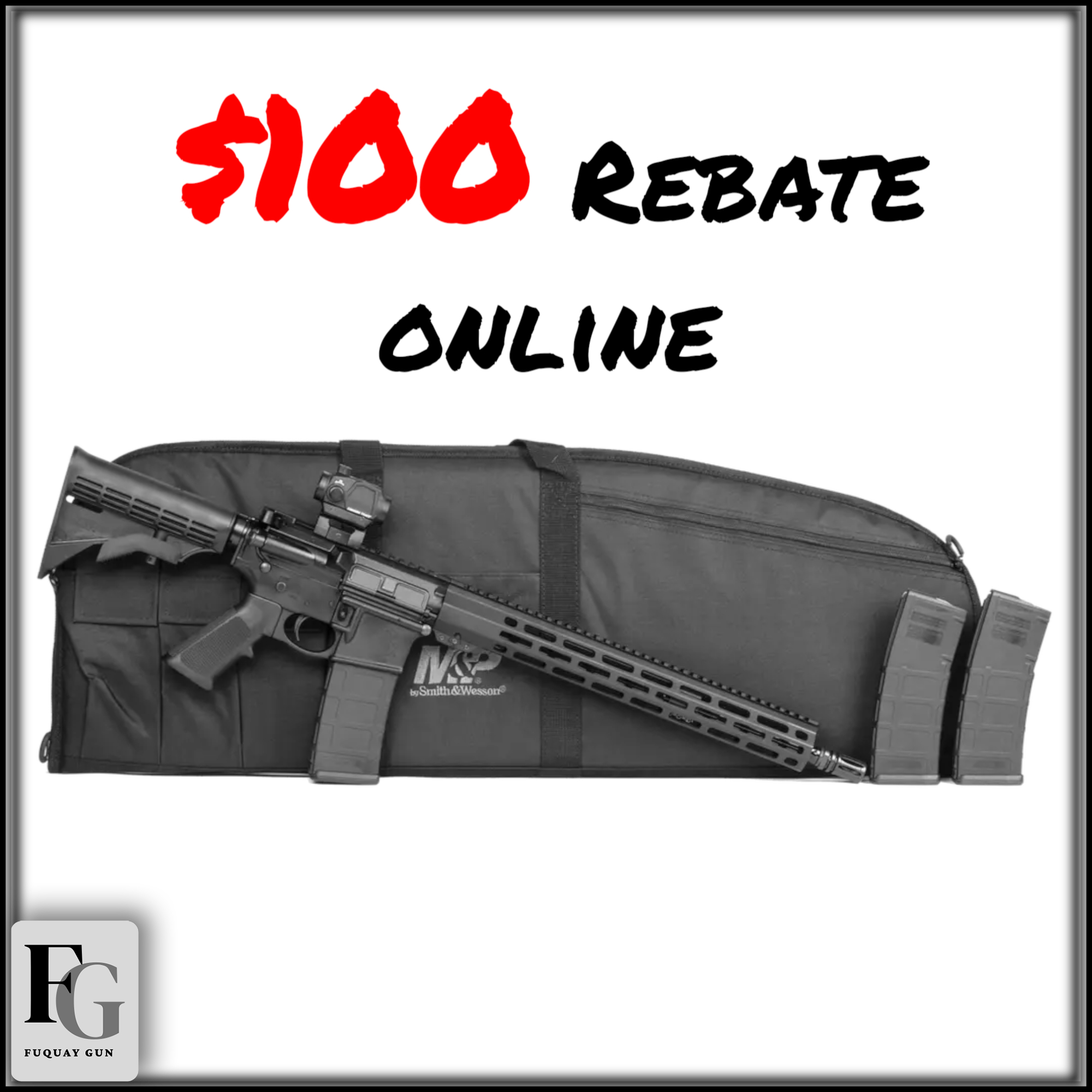 Smith & Wesson M&P 15 Sport III Crimson Trace Red Dot & Soft Case + 3 Mags 16" 30rd 14790