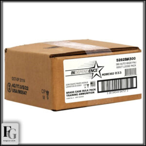 CCI Independence 380 ACP Bulk Ammo 95gr FMJ 500rd 5262BK500