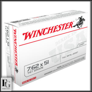 Winchester White Box 7.62x51 Ammo 147gr FMJ 20ct Q3130