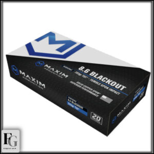 Maxim Defense 8.6 Blackout Ammo 285gr Subsonic TUI 20ct MXM-49143