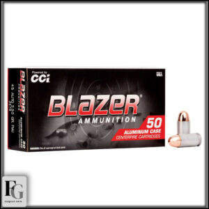 CCI Blazer Aluminum Case 45 ACP Ammo 230gr FMJ 50ct 3570
