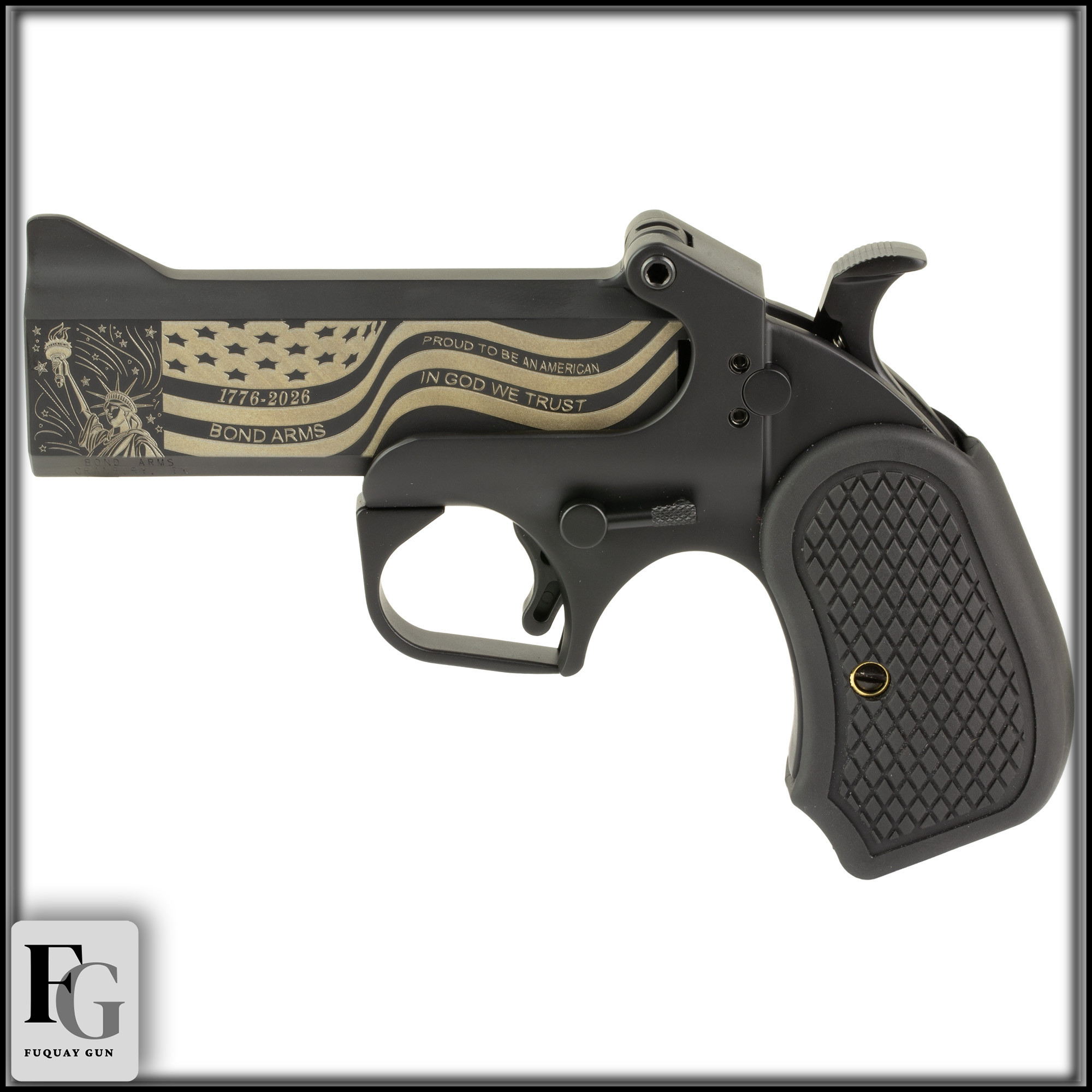 Bond Arms America 250th (Black Cerakote) 45/410 4.25" BA250TH-BLK-45/410 - Image 3