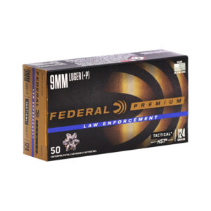 Federal Law Enforcement HST 9mm +P 124gr JHP 50ct P9HST3